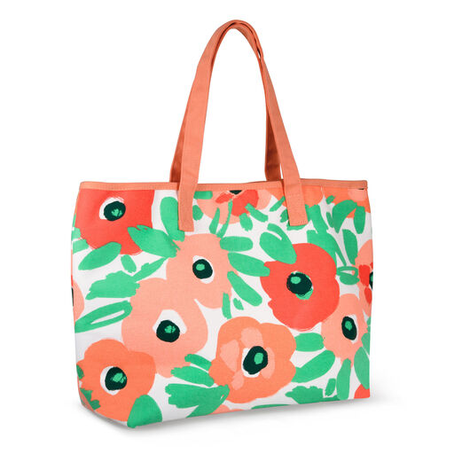 Abstract Floral Tote Bag, 