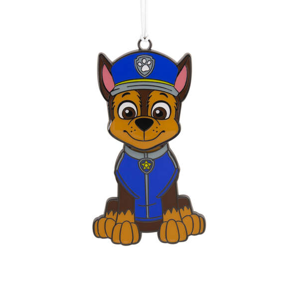 Paw Patrol™ Chase Moving Metal Hallmark Ornament, , large image number 1