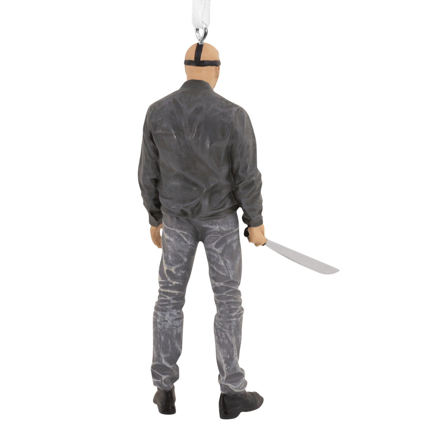 Friday the 13th Jason Voorhees Christmas Ornament back image number 4