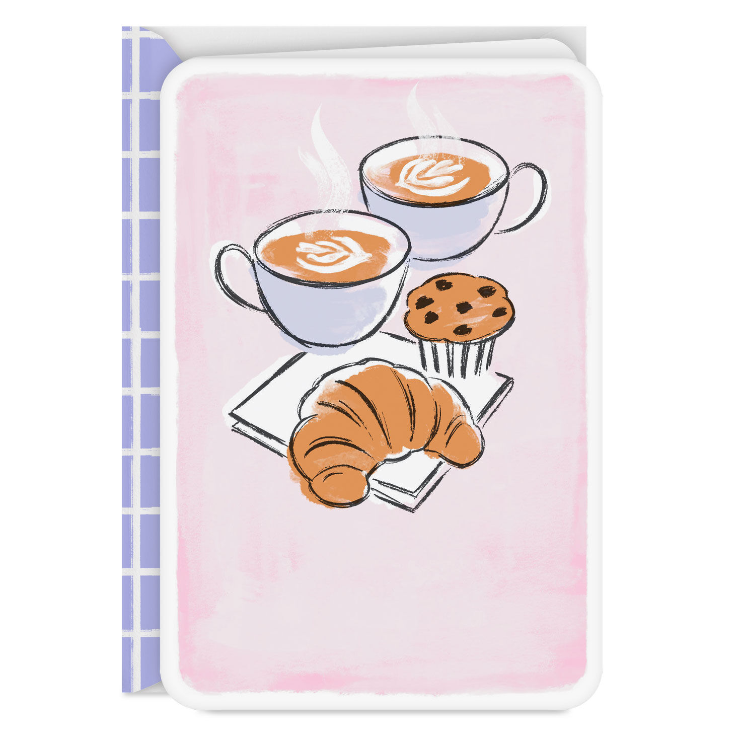 Lattes and Pastries Blank Card