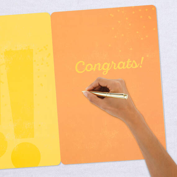 16" Exclamation Points Jumbo Congratulations Card, , large image number 6