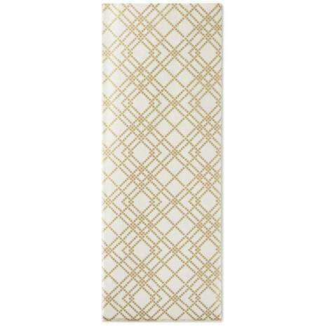 Gold Plaid Tissue Paper, 6 sheets, , large