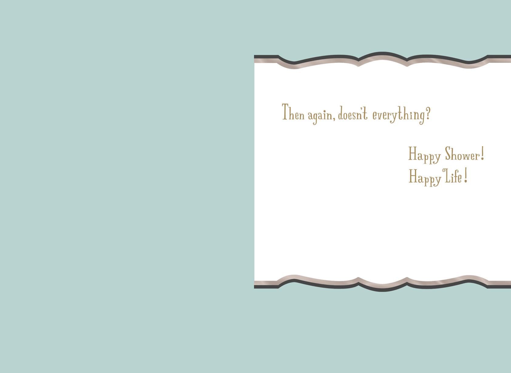 Love Looks Great on You Bridal Shower Card