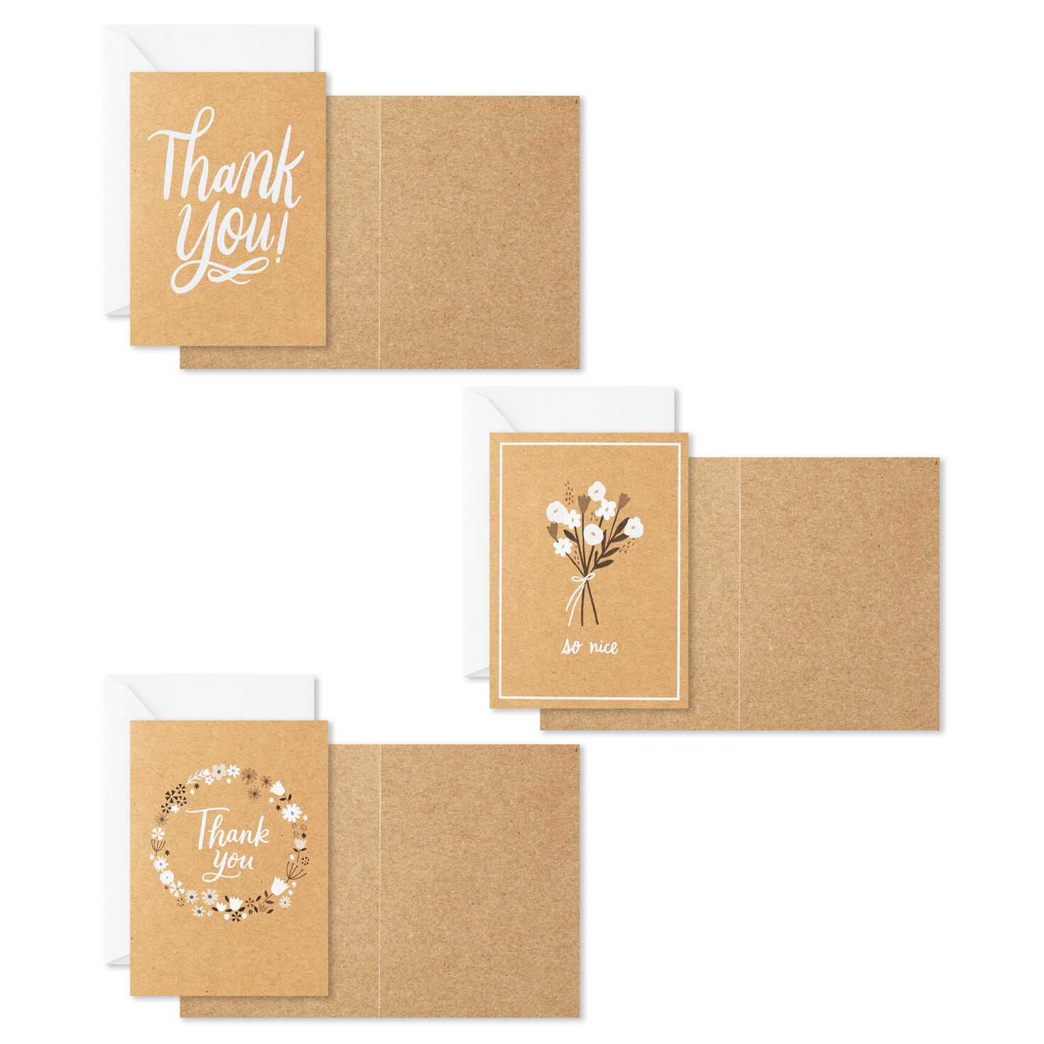 Rustic Floral Boxed Blank Thank-You Notes Assortment, Pack of 48 for only USD 12.99 | Hallmark
