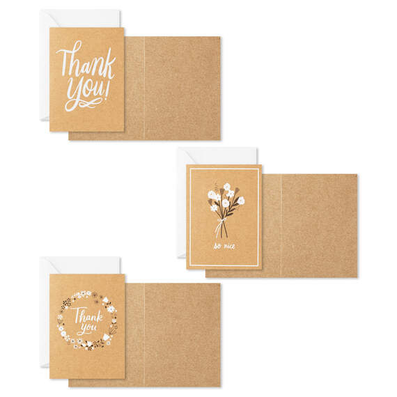 Rustic Floral Boxed Blank Thank-You Notes Assortment, Pack of 48, , large image number 3