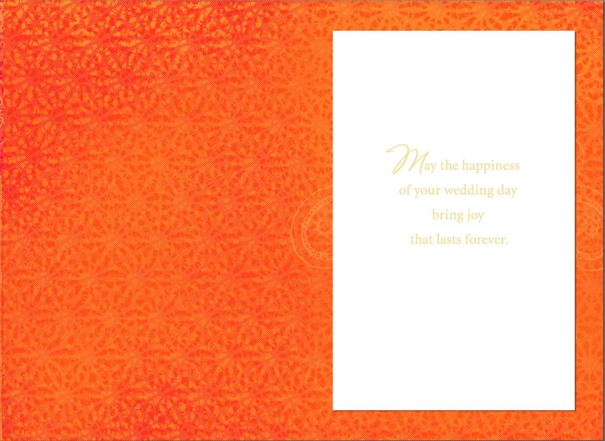 Joy Forever Wedding Card
