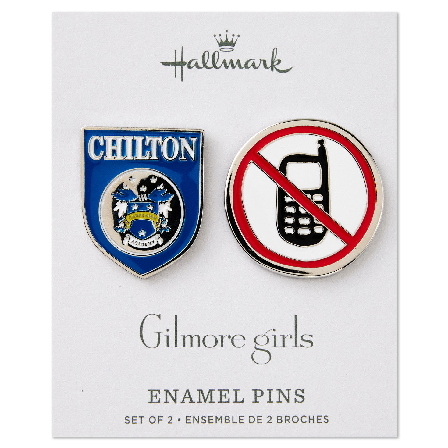 Gilmore Girls Chilton and No Cell Phone Signs Pin Set package front image number 5