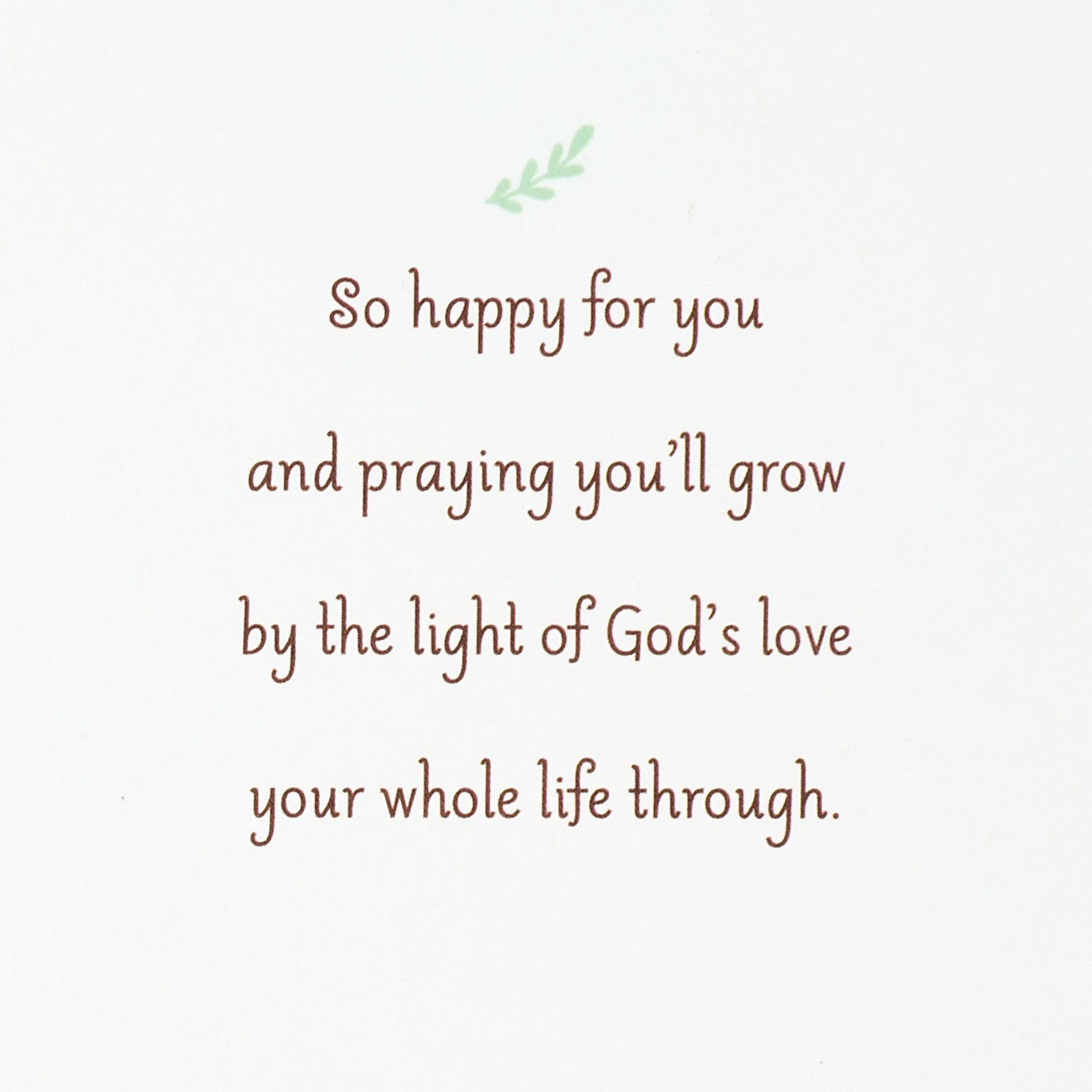 Cross in Arched Window First Holy Communion Card Sentiment image number 2