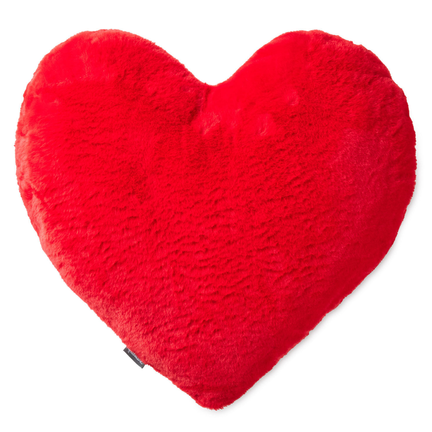 Red Heart-Shaped Throw Pillow front image number 1