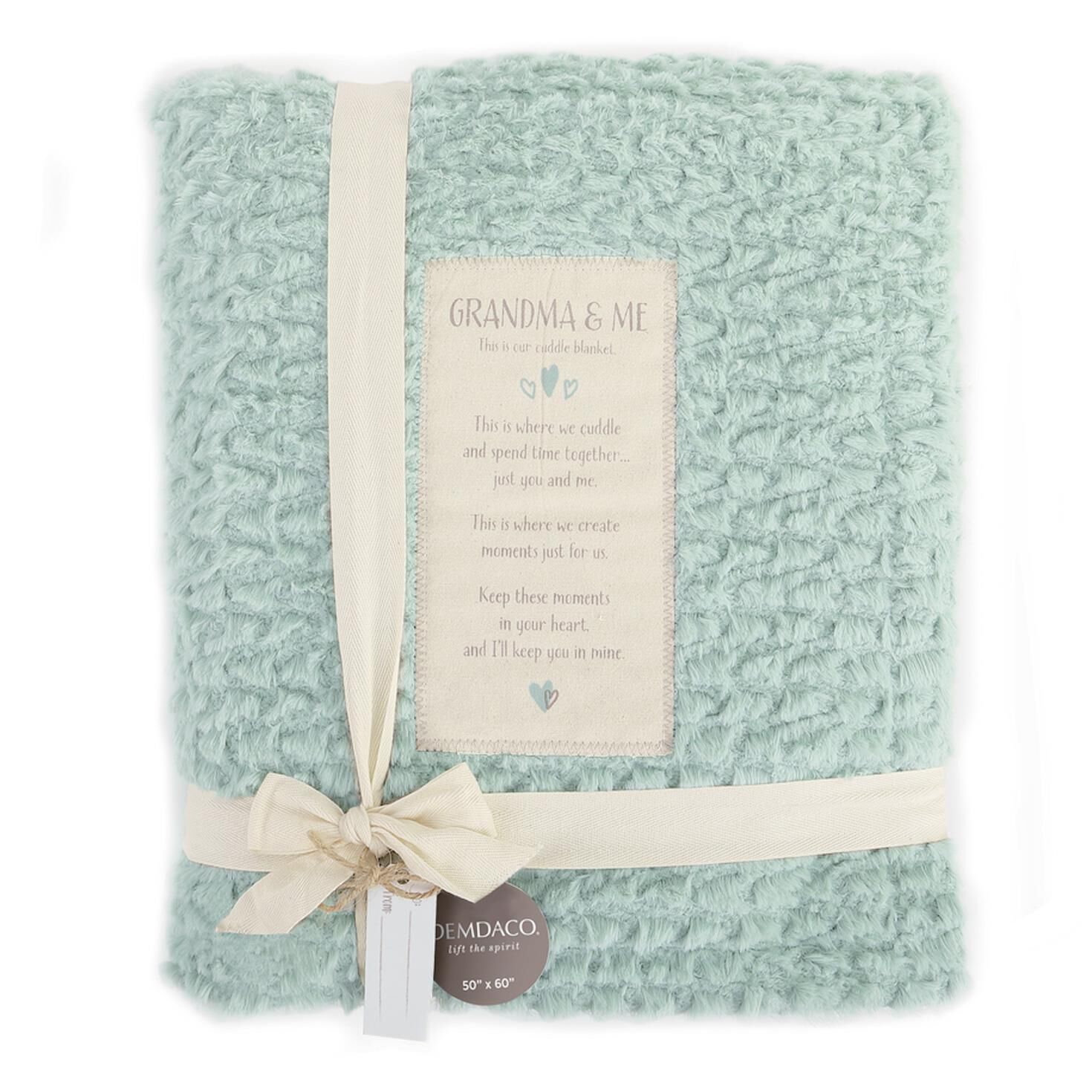 sage green baby blanket