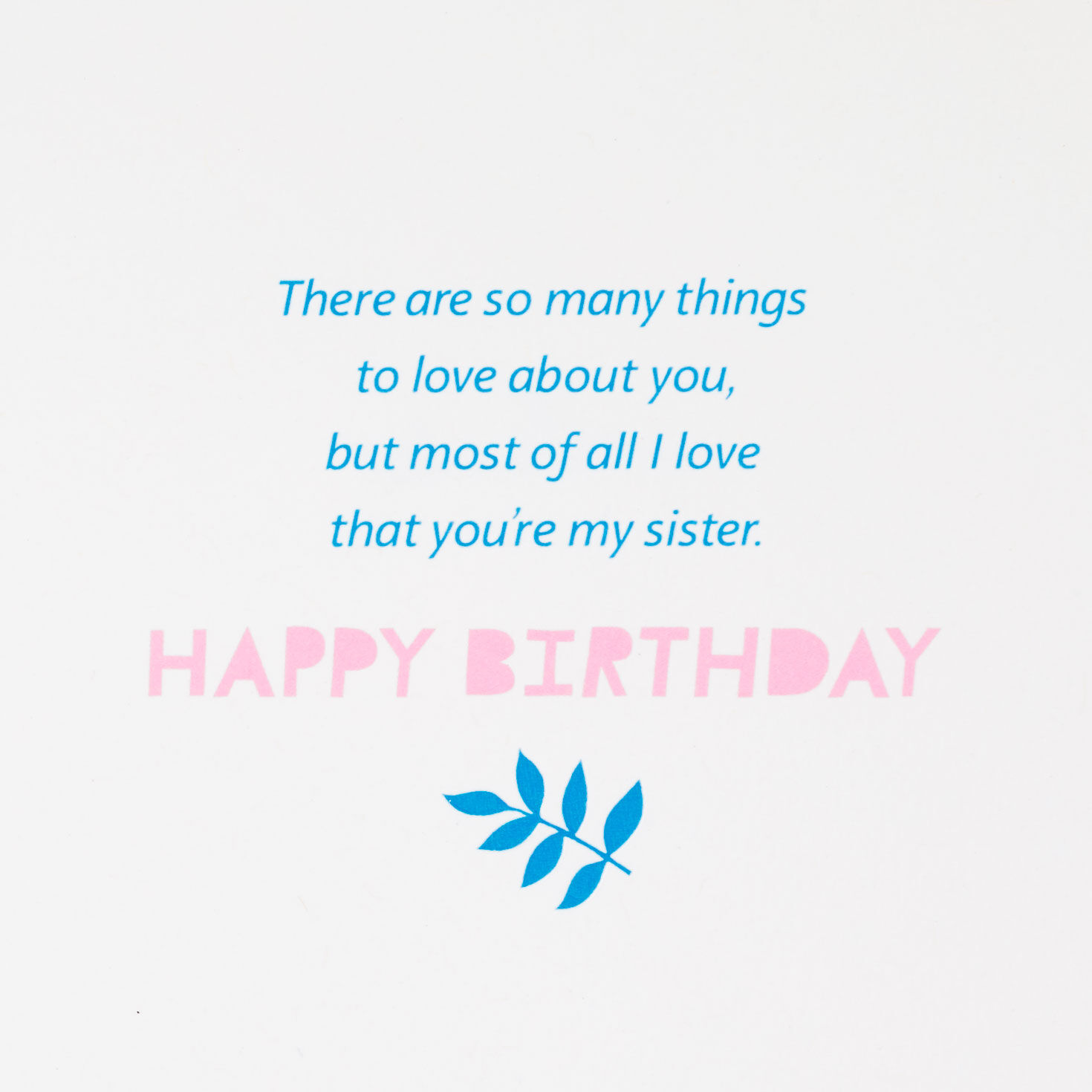 So Many Things to Love About You Birthday Card for Sister, , large image number 2