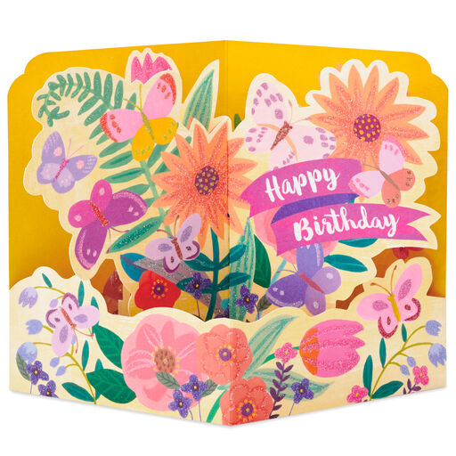 Wishing You Beautiful Moments 3D Pop-Up Birthday Card, 