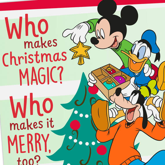 Disney Mickey Mouse and Friends A Kid Like You Christmas Card, , large image number 4