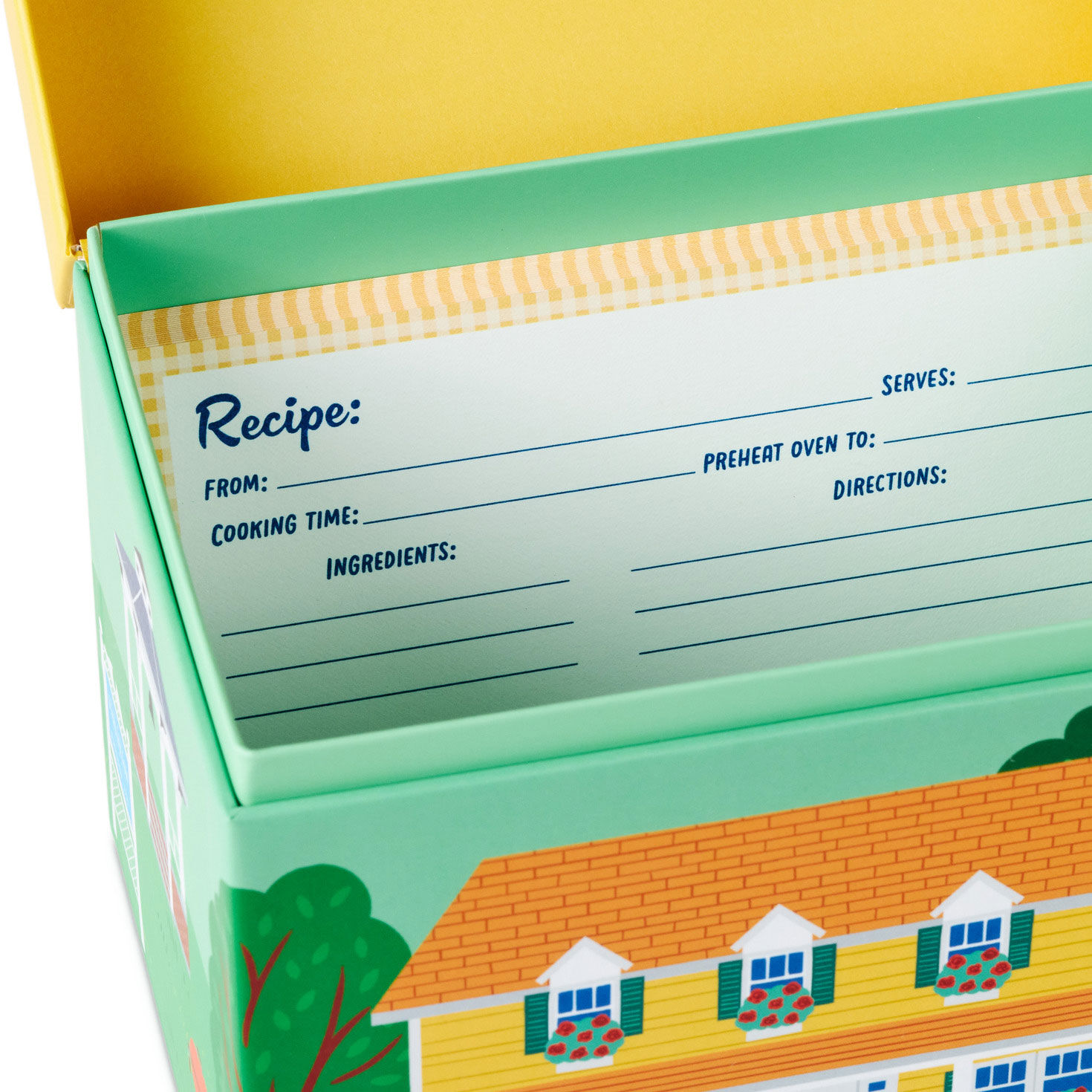 Gilmore Girls Dragonfly Inn Recipe Cards in Box closeup view open image number 4