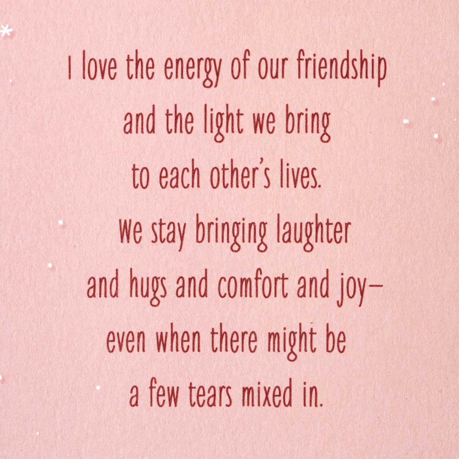 Your Friendship Is a Fabulous Gift Christmas Card for Her, , large image number 2