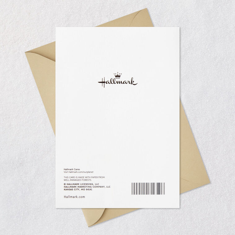 Starry Night Sky Romantic Love Card Card Back with Envelope image number 7