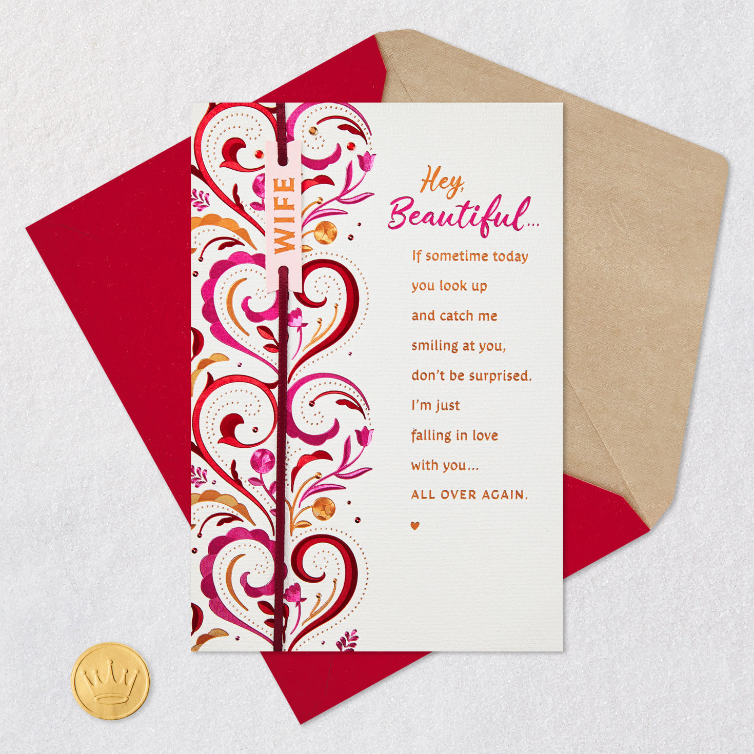 Hey, Beautiful Valentine's Day Card for Wife for only USD 8.99 | Hallmark