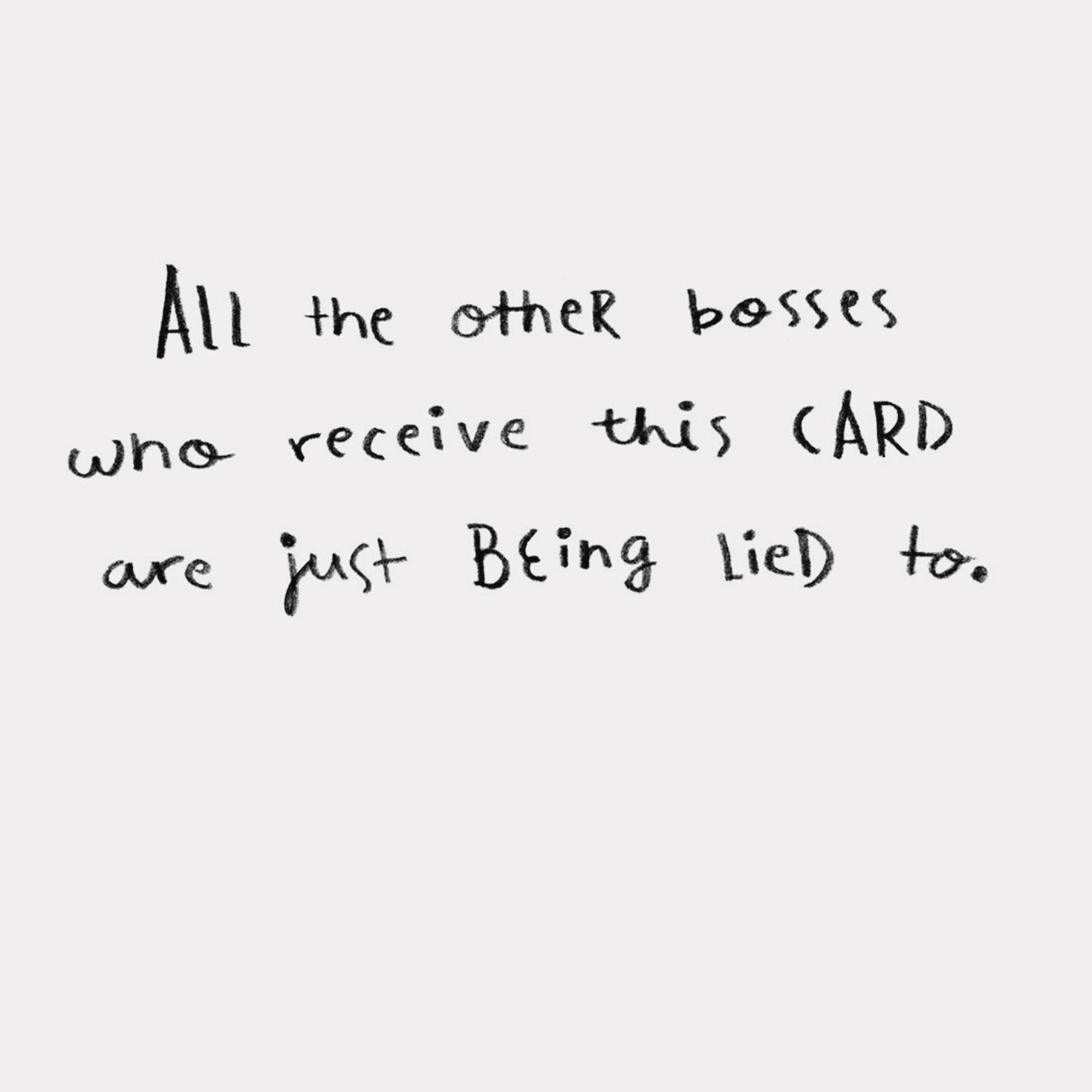 Best Boss Trophy Funny Boss's Day Card Sentiment image number 2