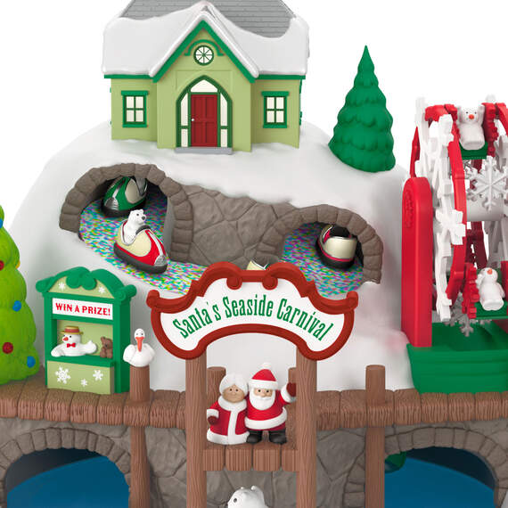 Santa's Seaside Carnival Musical Ornament With Light and Motion, , large image number 5