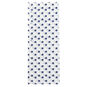 Navy Blue Polka Dots on White Tissue Paper, 6 sheets, Navy on White, large image number 1