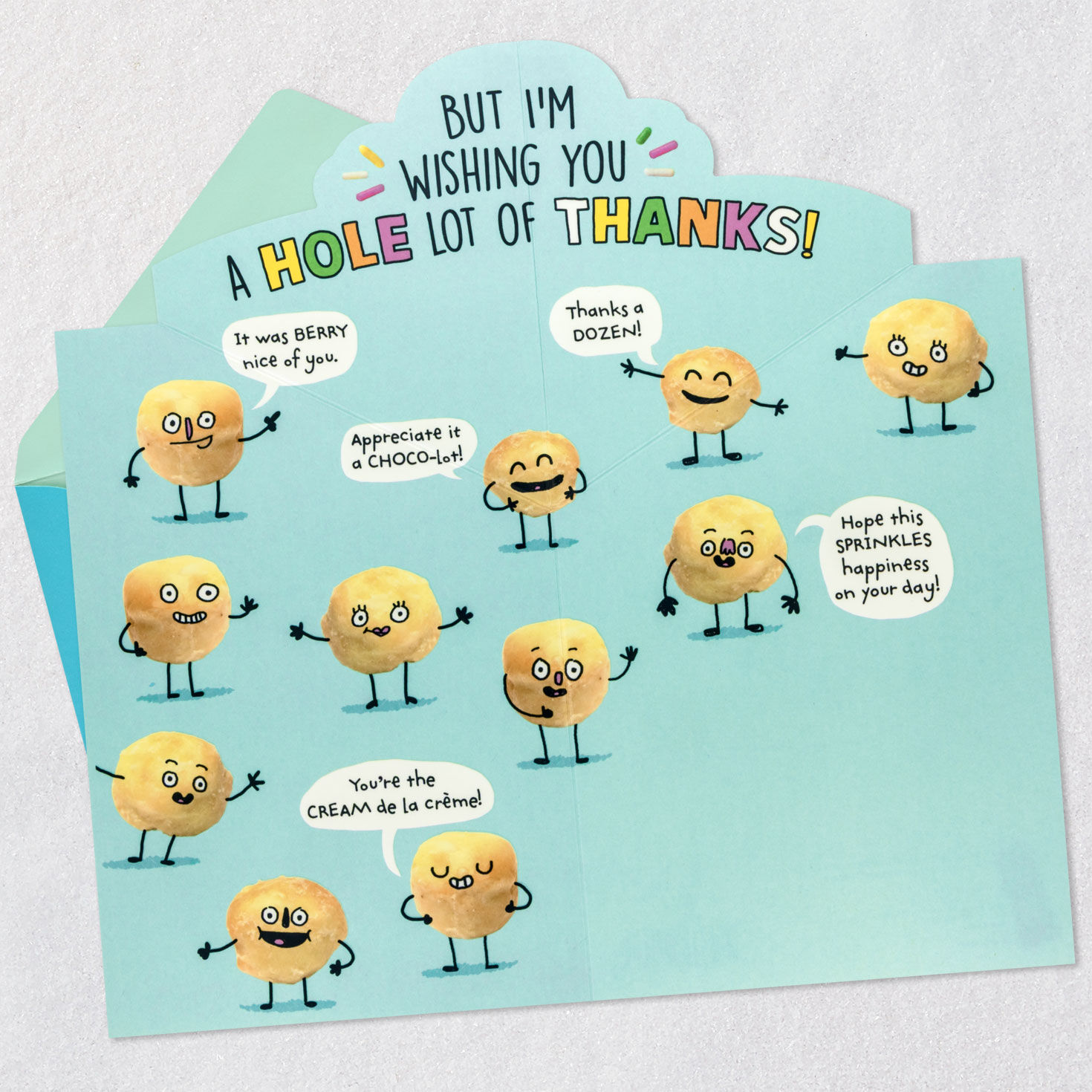 Donut Pop-Up Thank You Card  image number 3
