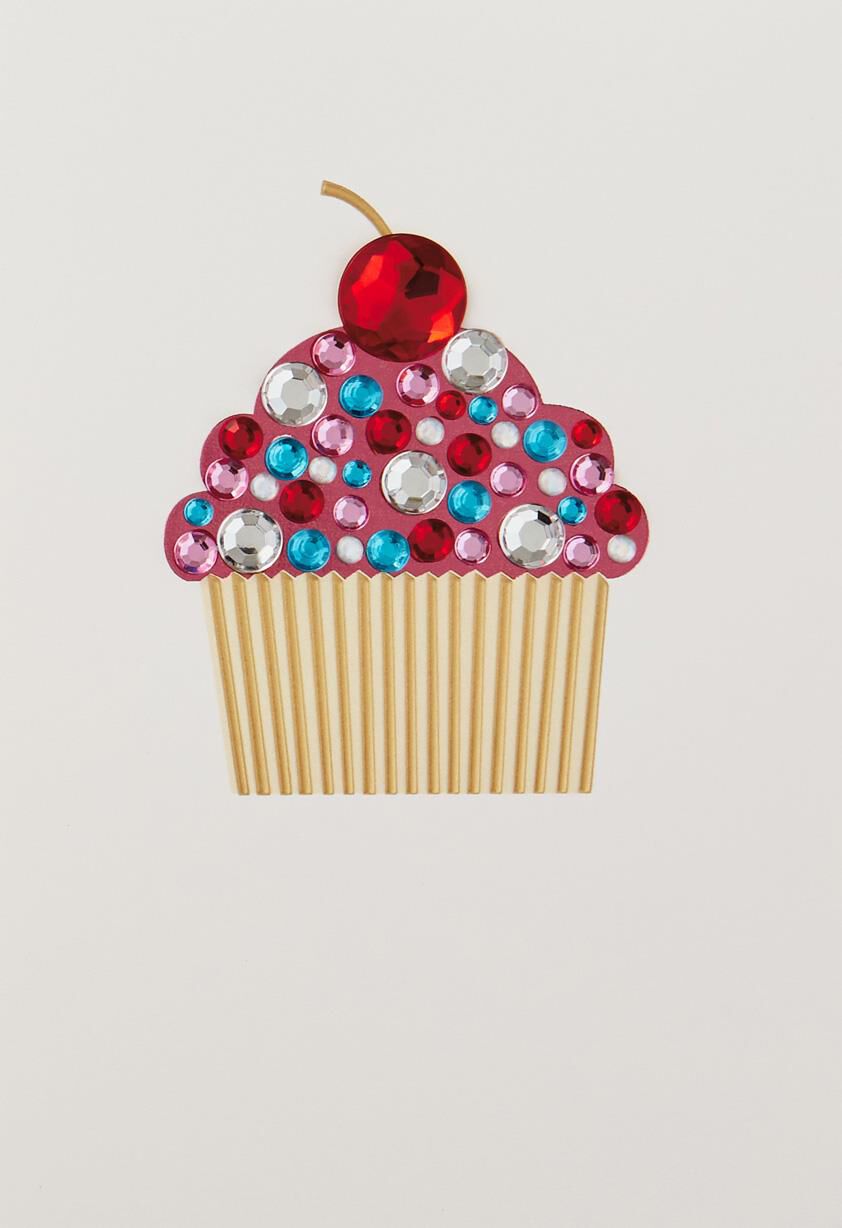 Fancy Cupcake Blank Card