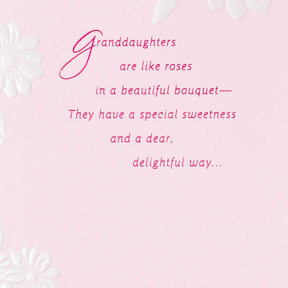 Granddaughters Are Like Roses Birthday Card - Greeting Cards | Hallmark