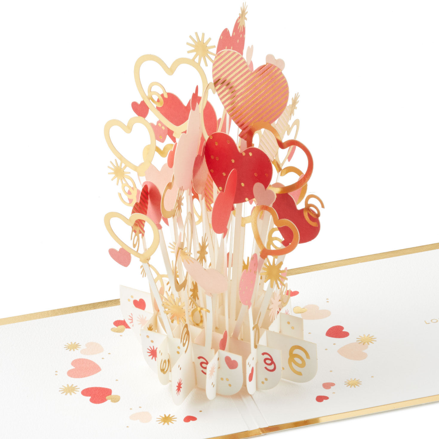 Love You a Bunch 3D Pop-Up Valentine's Day Card