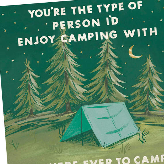 Camping Compliment Funny Card, , large image number 4