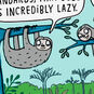 Lazy Sloths Funny Birthday Card Card Front Detail image number 4