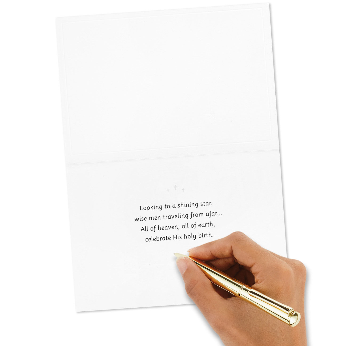 Three Wise Men Boxed Christmas Cards signing card image number 6