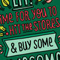 Red and Green Lettering Gift Card Holder Christmas Card Card Front Detail image number 5