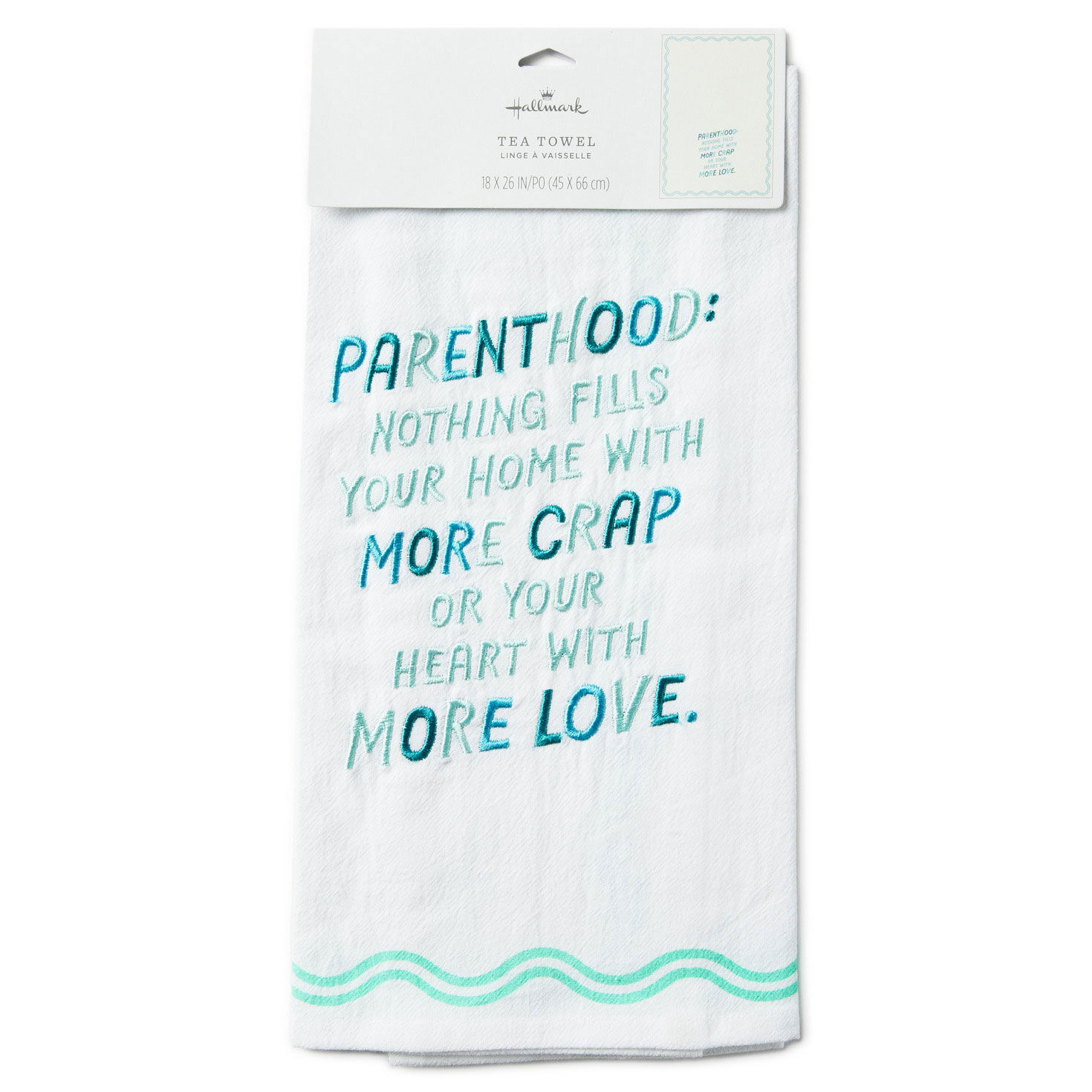 Parenthood Quote Funny Kitchen Towel  image number 5