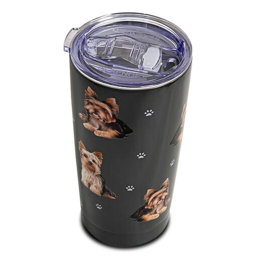 E&S Pets Yorkshire Terrier Stainless Steel Tumbler, 20 oz., 