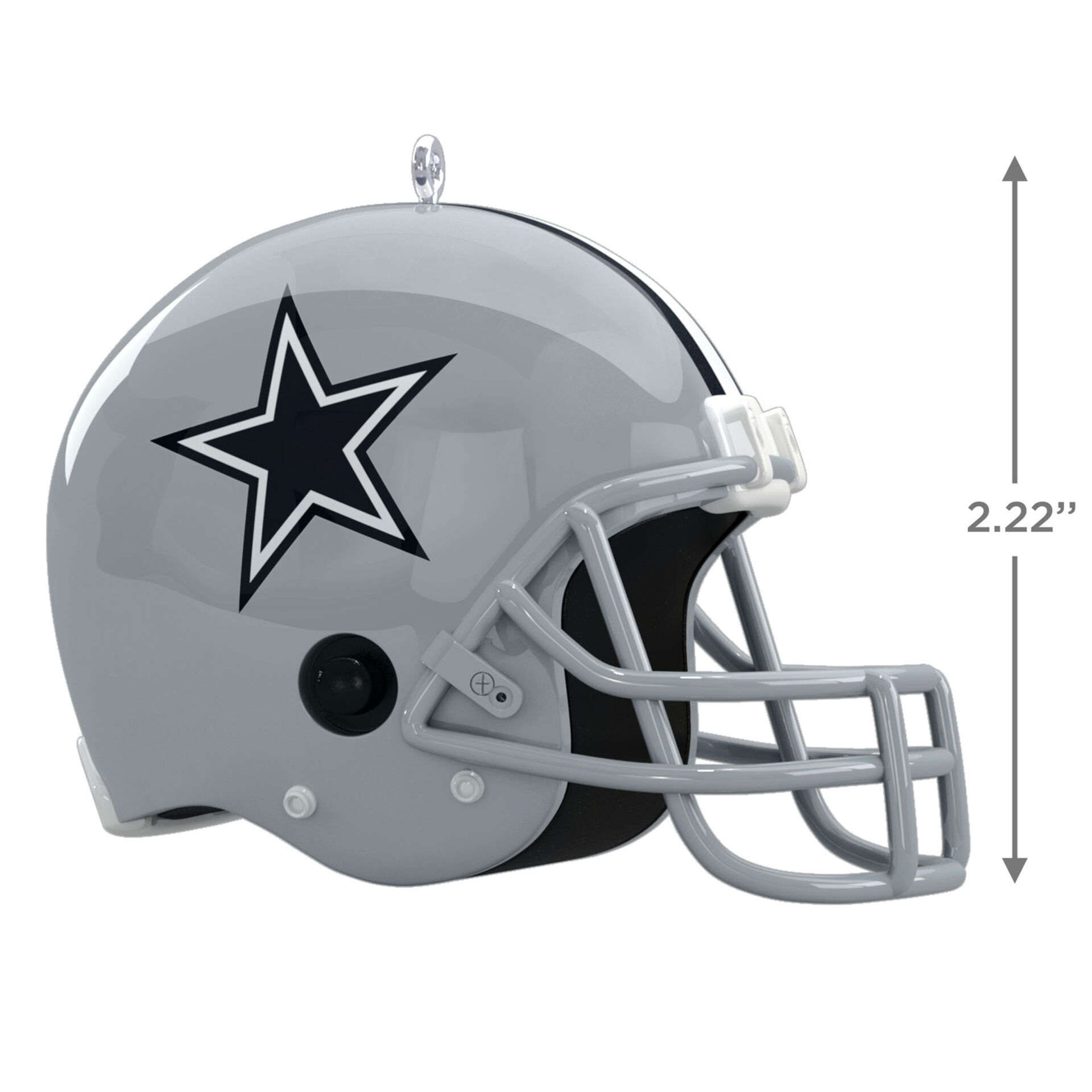 NFL Dallas Cowboys Helmet Ornament With Sound Keepsake Ornaments