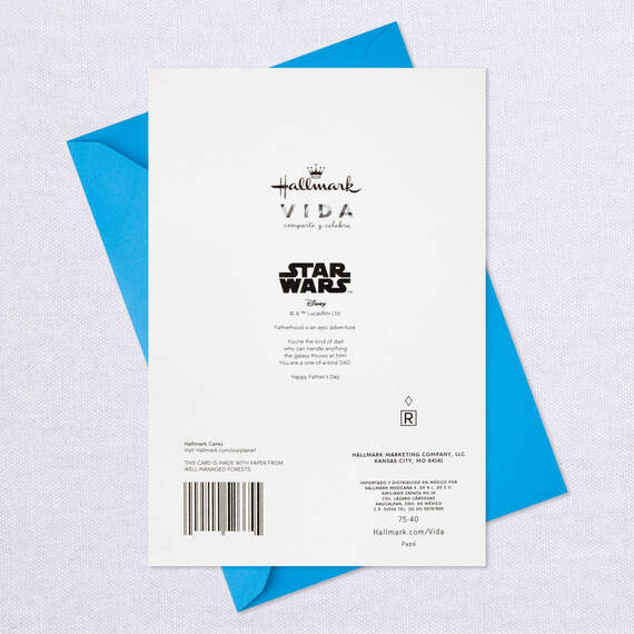 Star Wars™ Epic Adventure Spanish-Language Father's Day Card With Stickers, , large image number 7