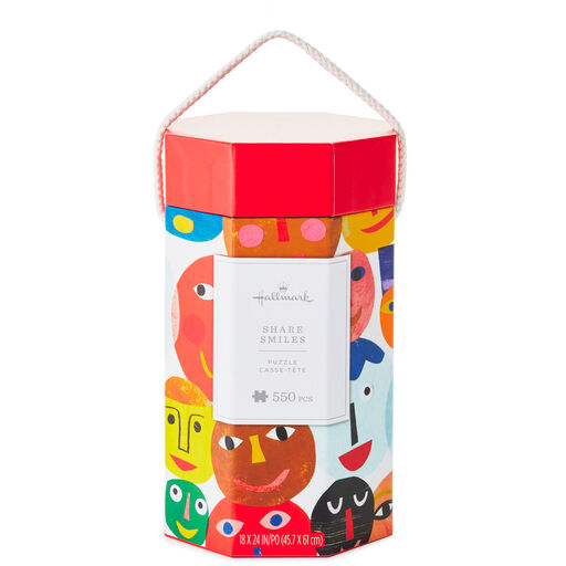 Share Smiles 550-Piece Jigsaw Puzzle, 