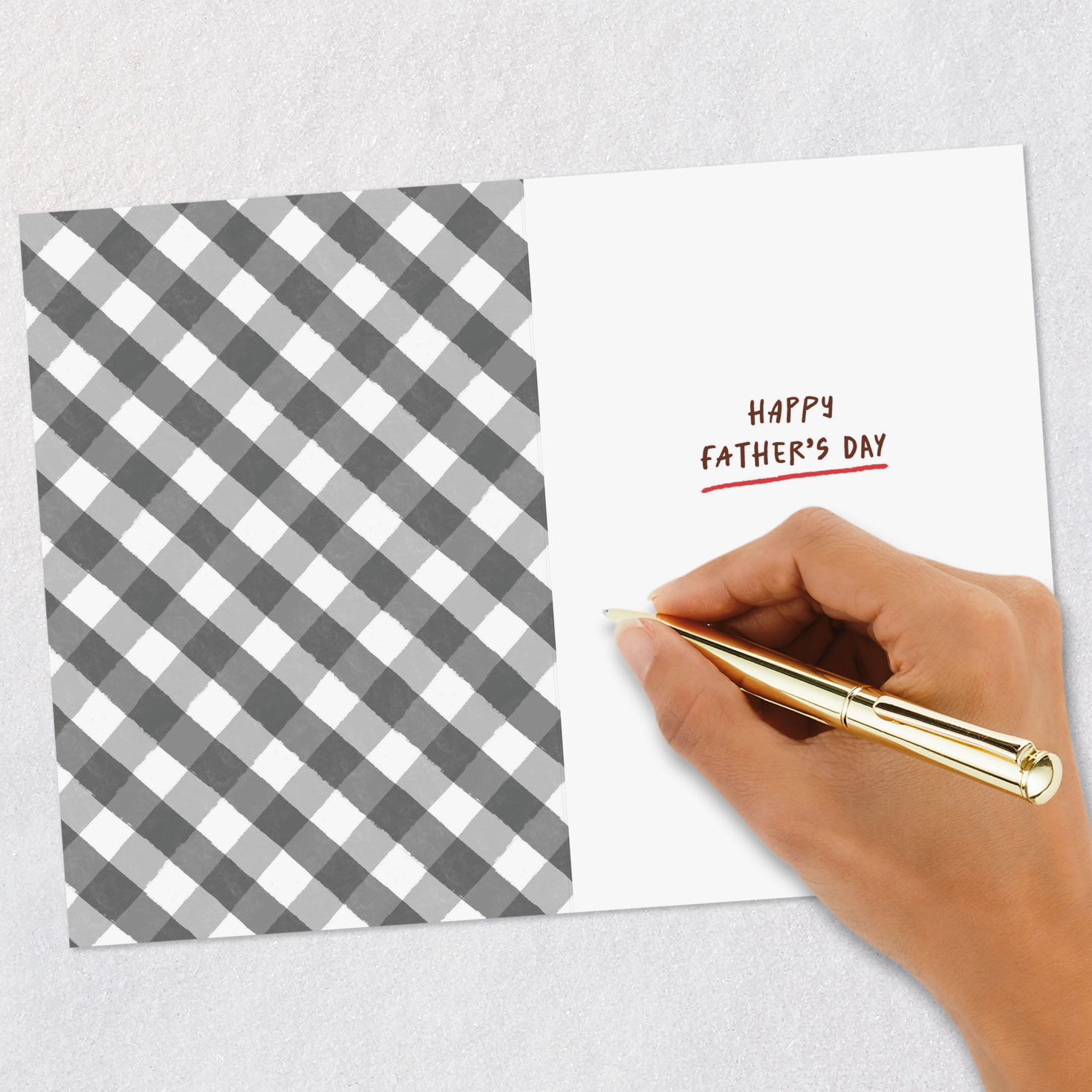 T-Bone Steak Pun Rare Dad Father's Day Card Signing card image number 6