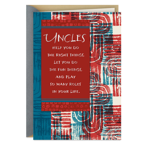 A Mentor and Friend Birthday Card for Uncle, 