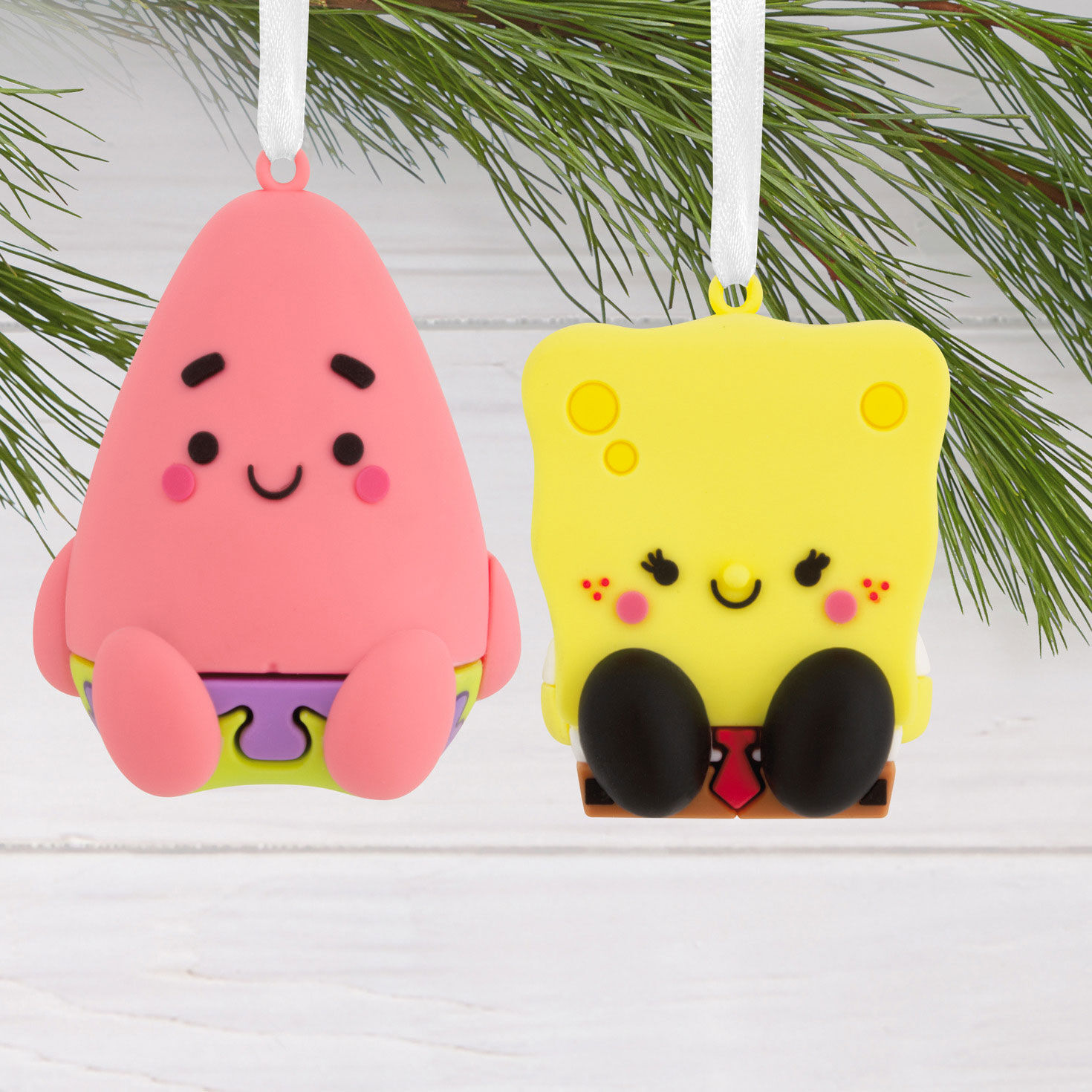 Better Together Nickelodeon SpongeBob SquarePants and Patrick Star Magnetic Hallmark Ornaments, Set of 2 for only USD 14.99 | Hallmark