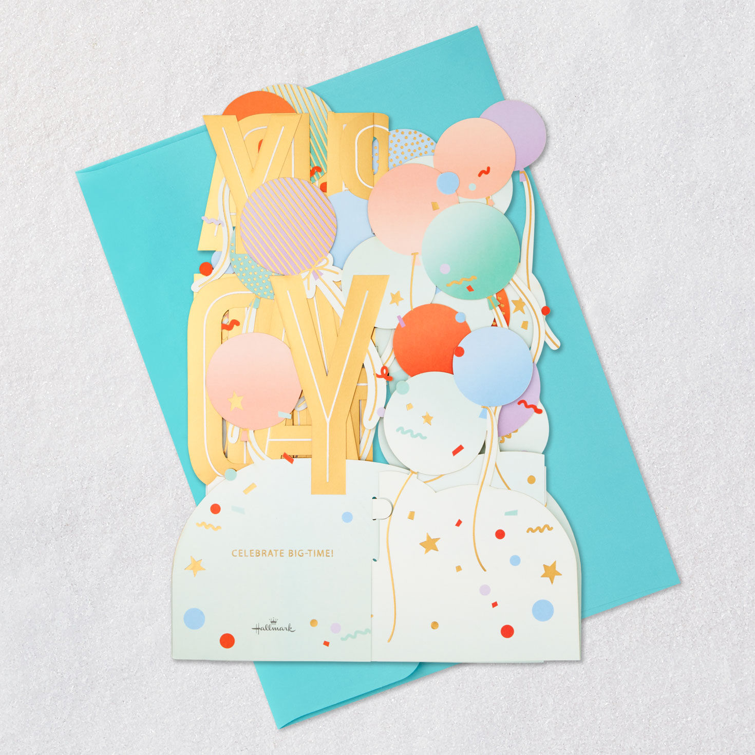 12.38" Jumbo Celebrate Big-Time 3D Pop-Up Birthday Card, , large image number 9