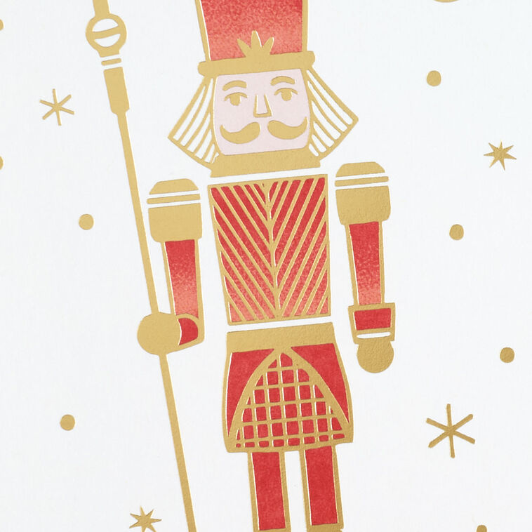 Holiday Happiness German-Language Christmas Card Card Front Detail image number 5