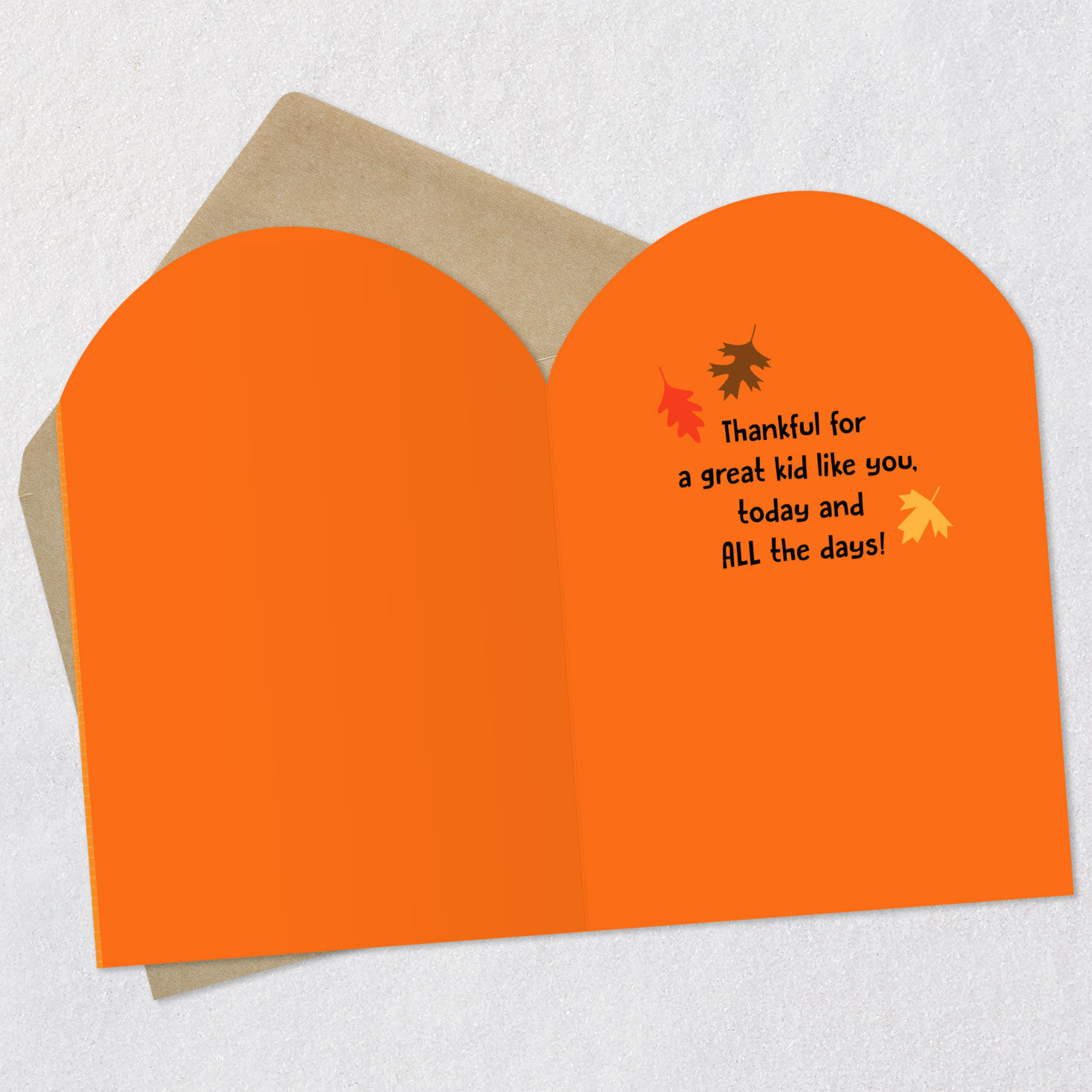 Thankful for You All the Days Thanksgiving Card for Kid for only USD 2.00 | Hallmark