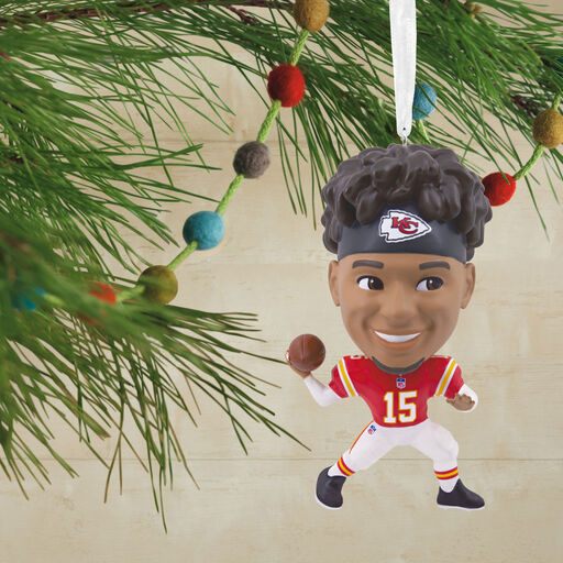 NFL Kansas City Chiefs Patrick Mahomes II Bouncing Buddy Hallmark Ornament, 