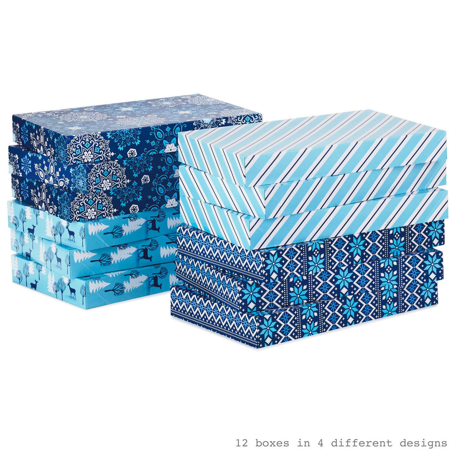 Assorted 12-Pack Designed Holiday Shirt Boxes, , large image number 5