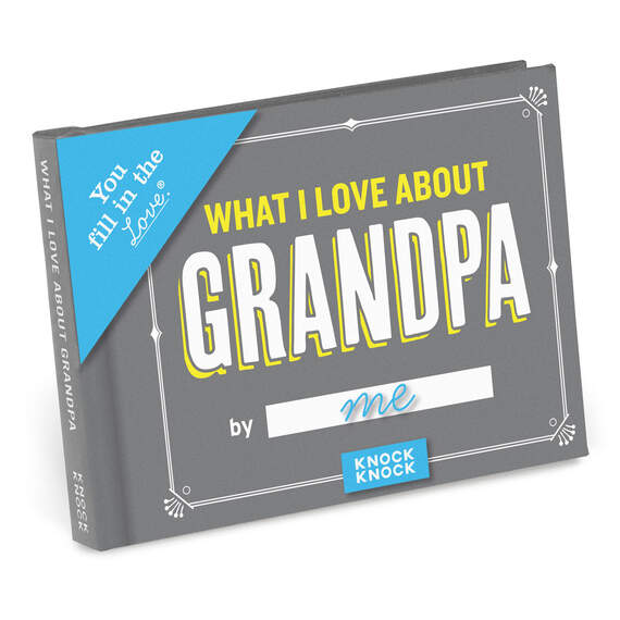 What I Love About Grandpa Personalized Gift Book
