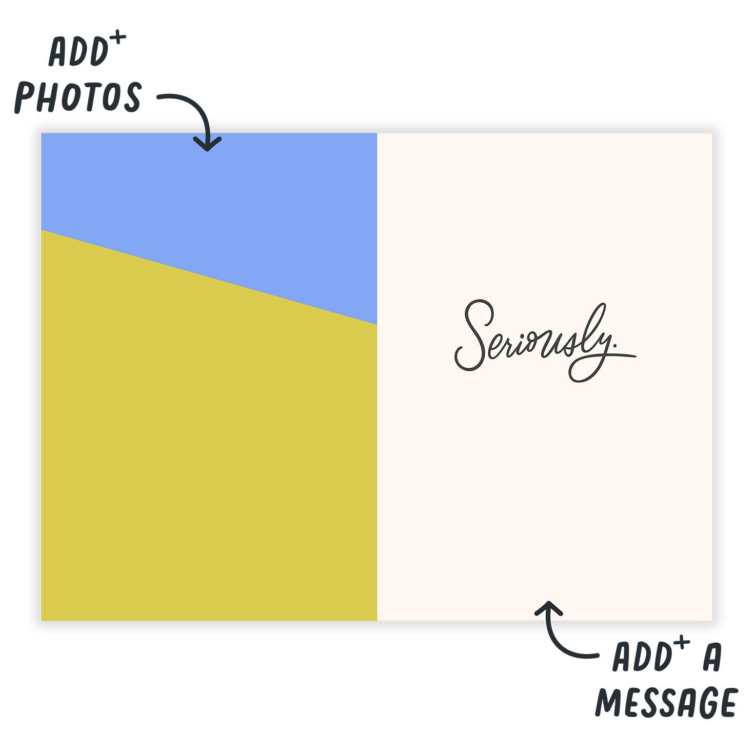 Black and Colored Letters Personalized Love Card  image number 3