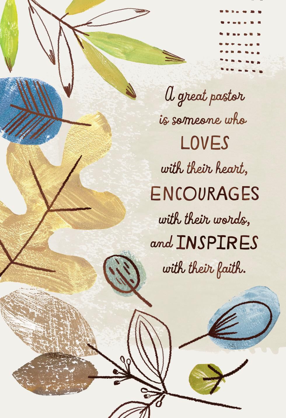 You Inspire Me Pastor Appreciation Card - Greeting Cards - Hallmark