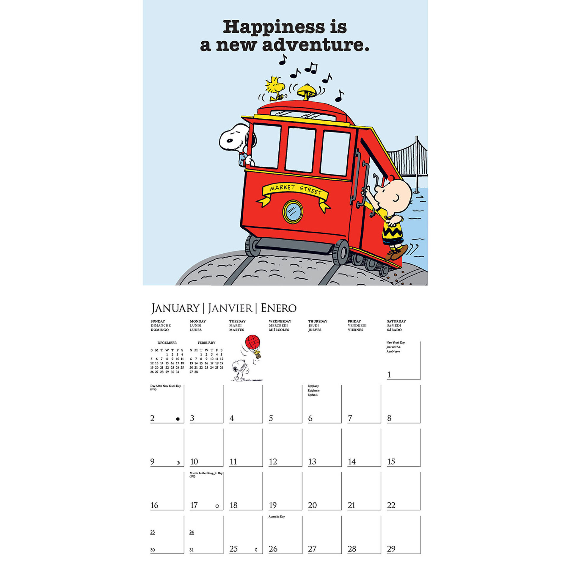 Peanuts Happiness Is 2022 Wall Calendar, 16Month Calendars