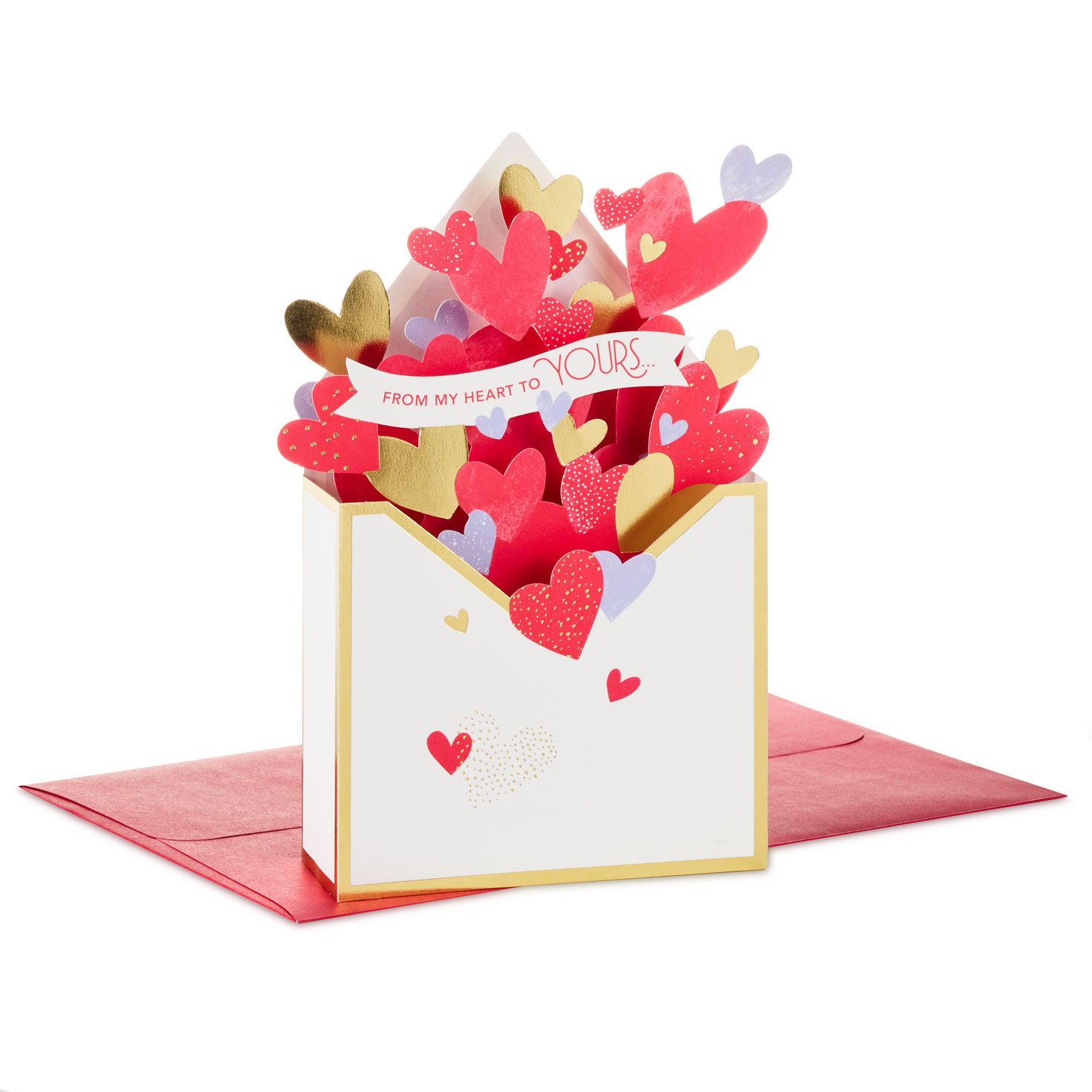 From My Heart to Yours 3D Pop-Up Valentine's Day Card
